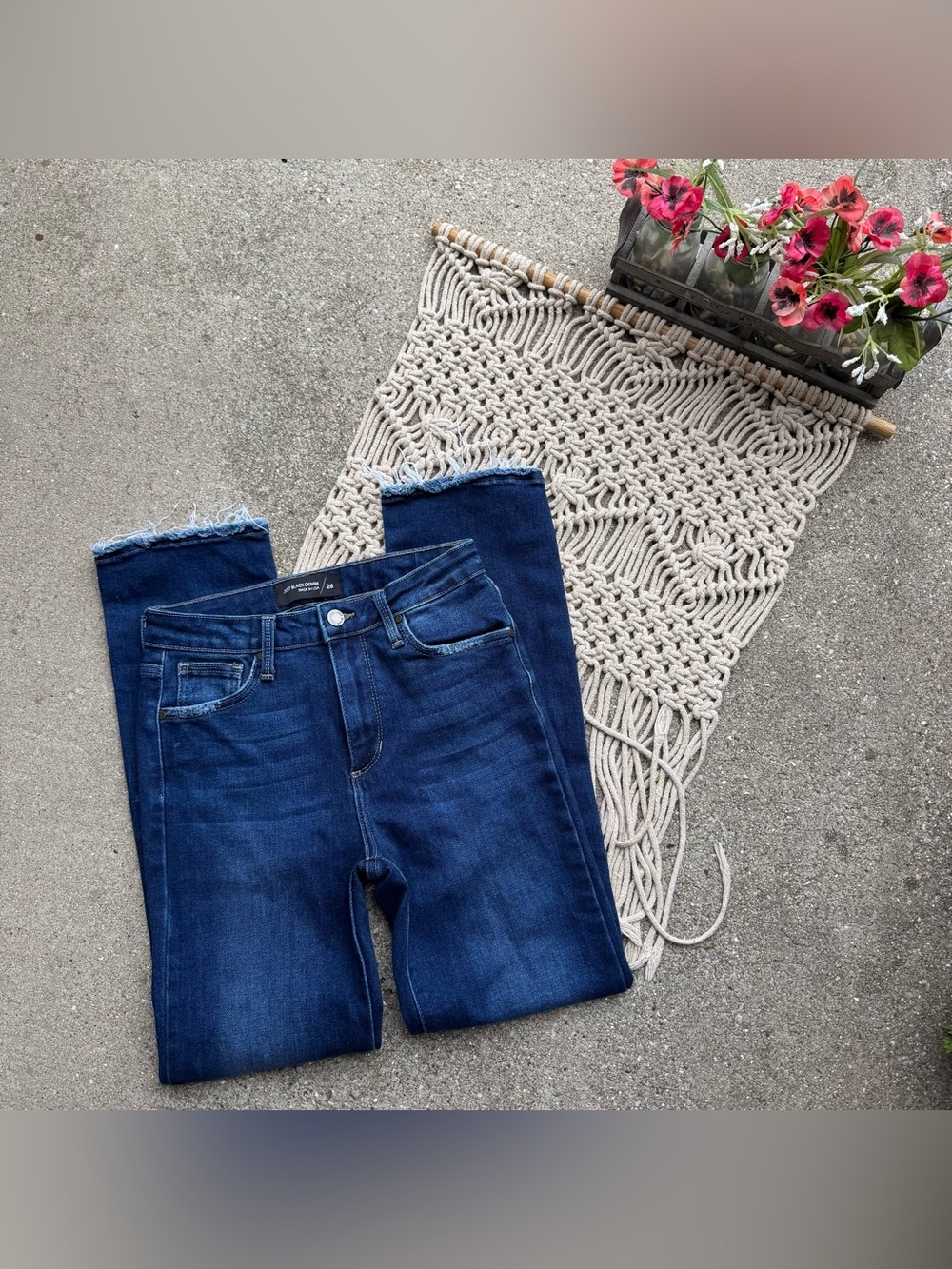 Just Black Denim High Rise Jeans Size 26